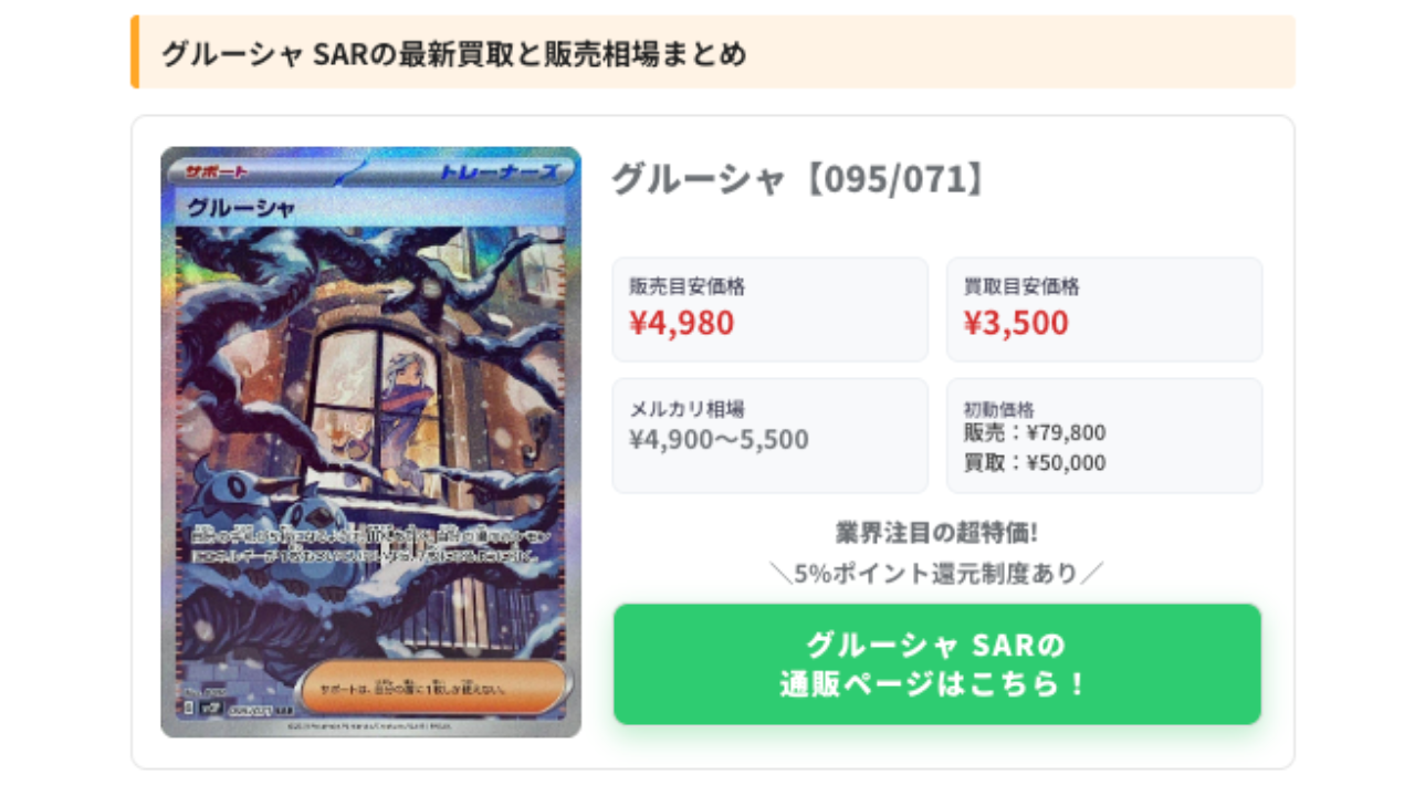 グルーシャ価格表